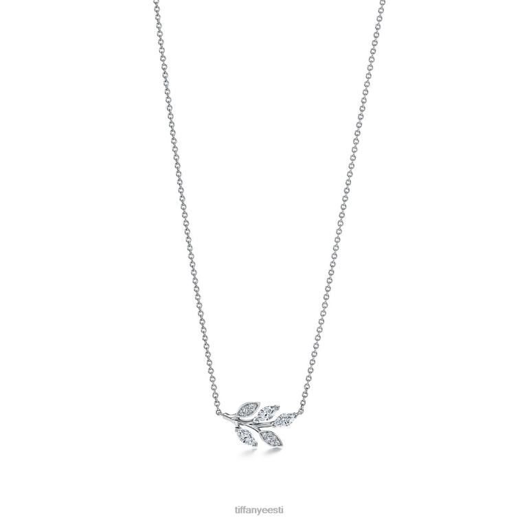 ehted unisex Tiffany FZP8X106 Teemantviinapuust ripats plaatinast