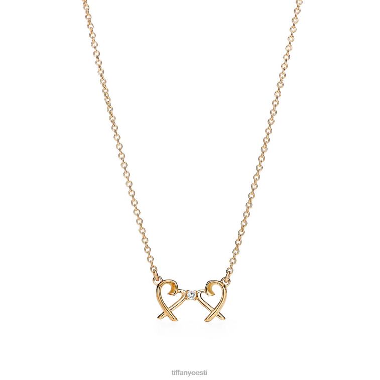 ehted unisex Tiffany FZP8X169 kahekordne armastav südameripats