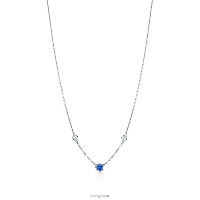 plaatina safiiri ja teemantidega