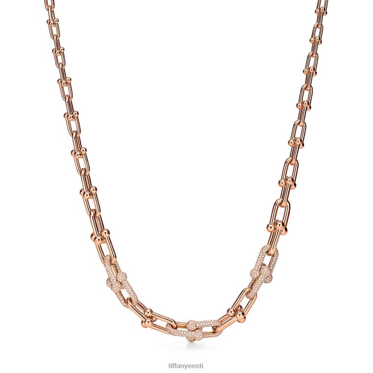 18k roosast kullast sillutatud teemantidega