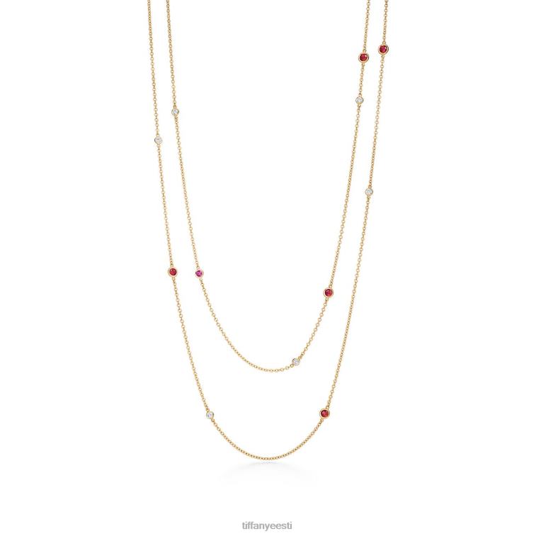 kullas rubiinide ja teemantidega