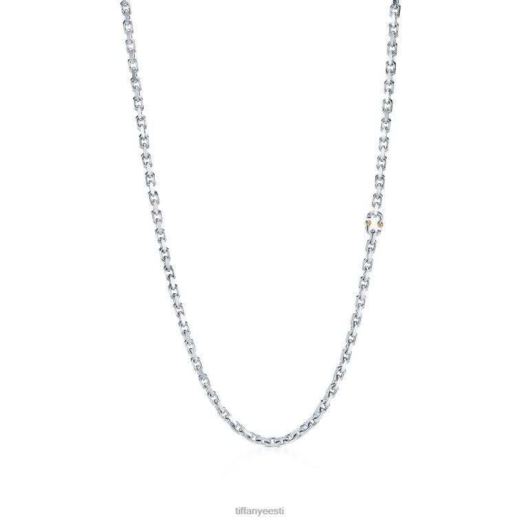 ehted unisex Tiffany FZP8X431 tootja kett kaelakee hõbedast ja 18k kullast