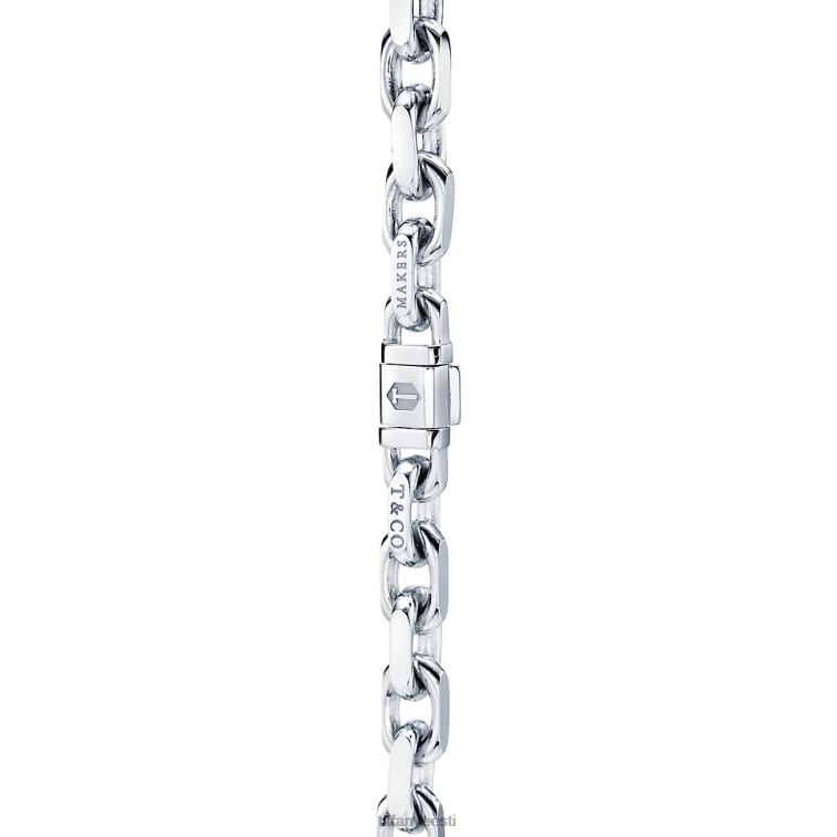 ehted unisex Tiffany FZP8X431 tootja kett kaelakee hõbedast ja 18k kullast