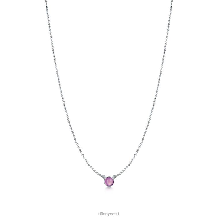 ehted unisex Tiffany FZP8X503 värvi õue ääres lilla kaltsedoonist kabošoni ripats