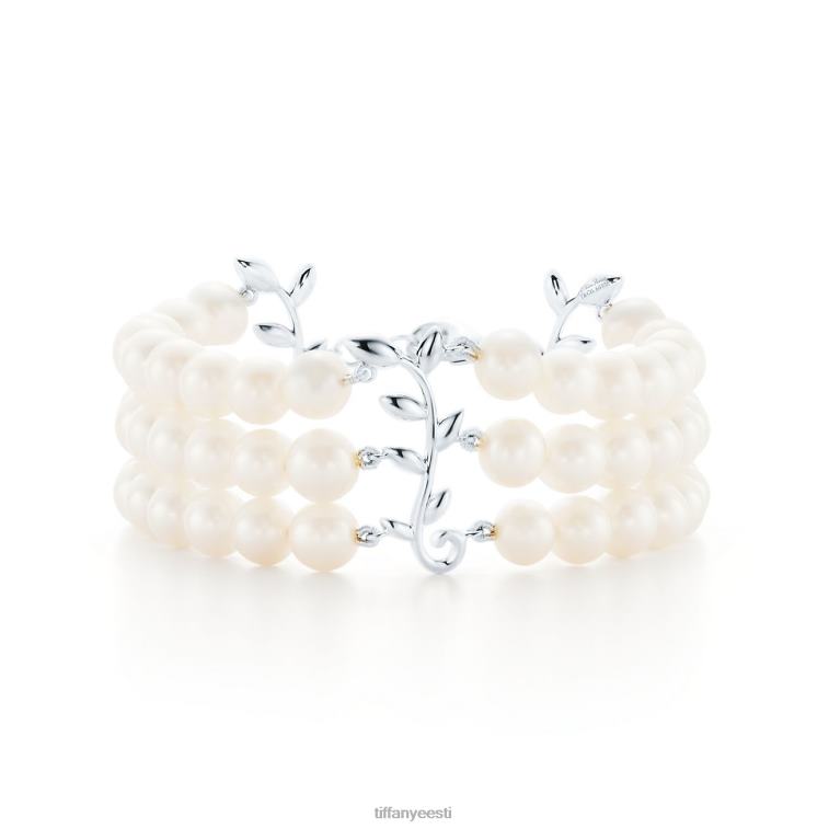 ehted unisex Tiffany FZP8X1026 oliivilehe kolmerealine käevõru