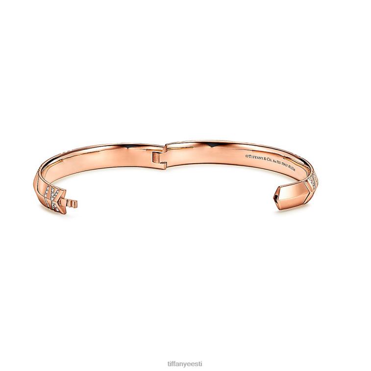 ehted unisex Tiffany FZP8X1077 x suletud lai hingedega käevõru