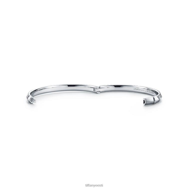 ehted unisex Tiffany FZP8X1078 x suletud kitsas hingedega käevõru