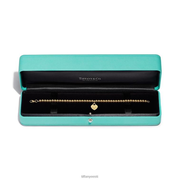 ehted unisex Tiffany FZP8X1143 südamesildiga helmestega käevõru