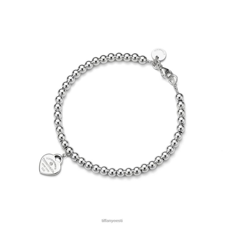 ehted unisex Tiffany FZP8X1150 roosa mini südamehelmestega käevõru