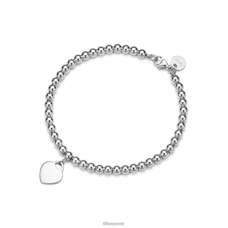 ehted unisex Tiffany FZP8X1176 südamesildiga helmestega käevõru