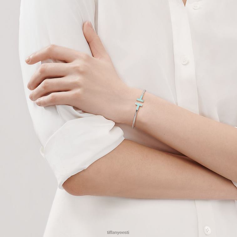 ehted unisex Tiffany FZP8X1269 türkiissinine traadist käevõru