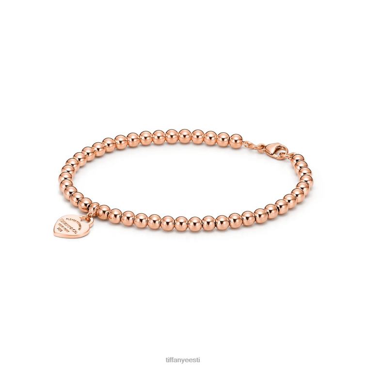 ehted unisex Tiffany FZP8X1275 südamesildiga helmestega käevõru