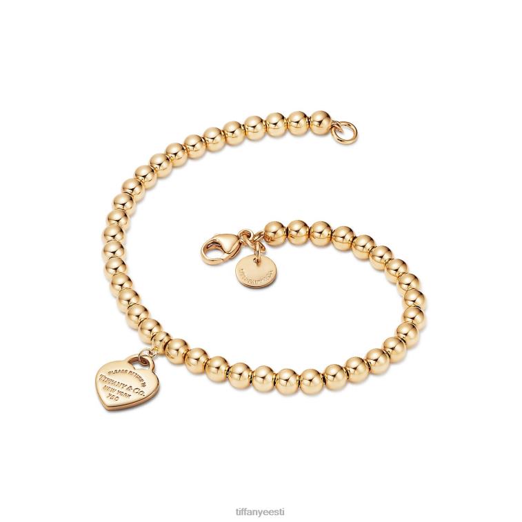 ehted unisex Tiffany FZP8X1276 mini südamesildiga helmestega käevõru