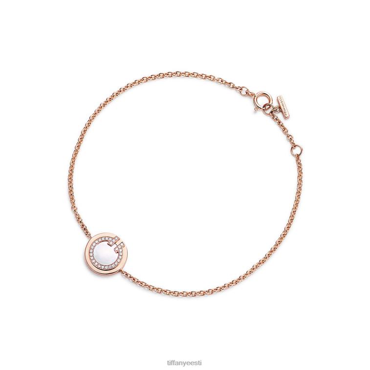 ehted unisex Tiffany FZP8X1425 teemandist ja pärlmutrist ringkäevõru