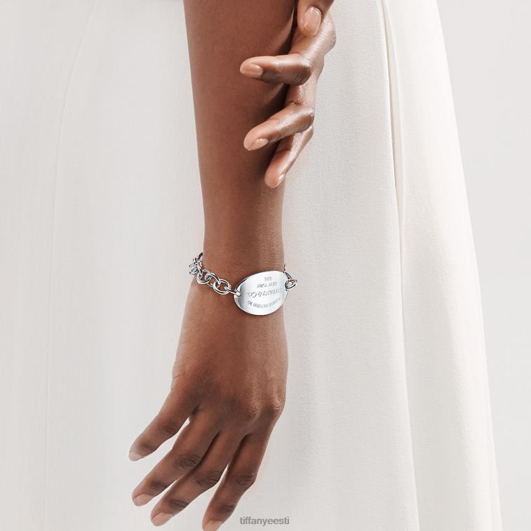 ehted unisex Tiffany FZP8X1427 ultra ovaalne silt käevõru