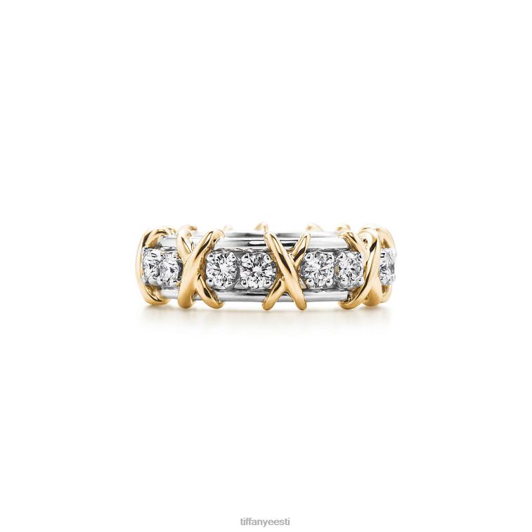 ehted unisex Tiffany FZP8X1450 kuusteist kivist sõrmust