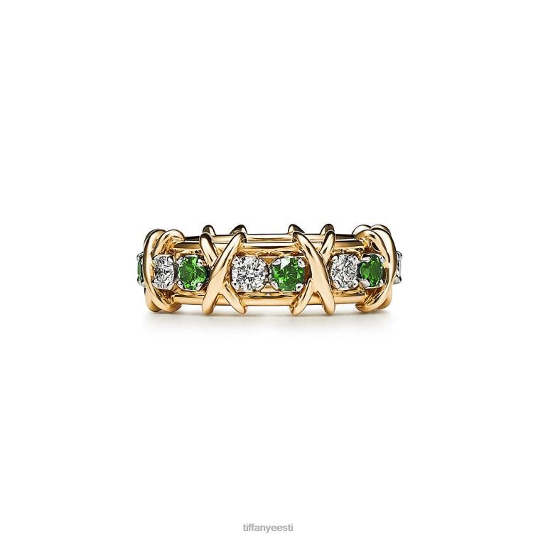 ehted unisex Tiffany FZP8X1471 kaheksateist kivist sõrmust