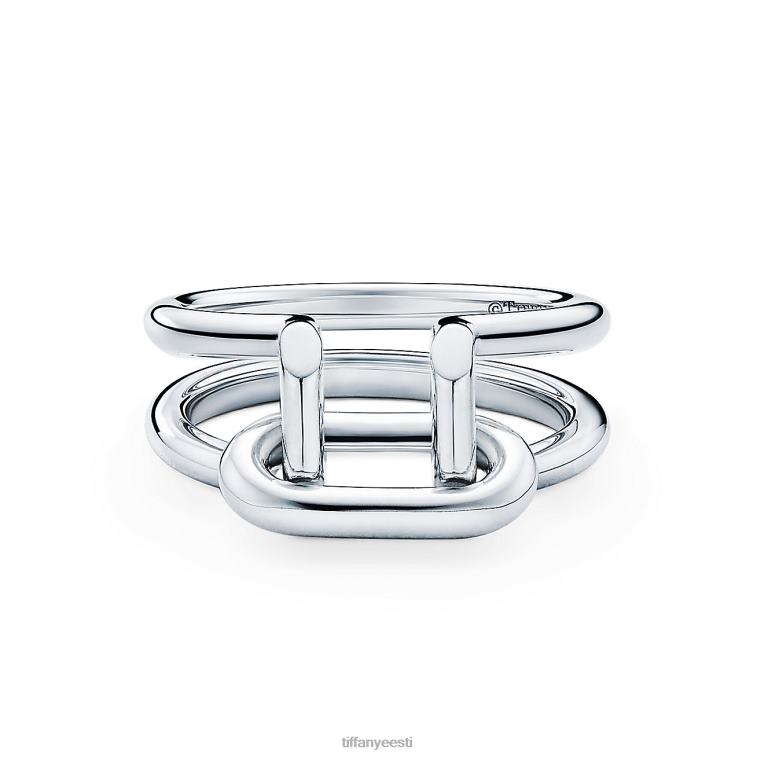 ehted unisex Tiffany FZP8X1576 kaherealine hõbedast sõrmus