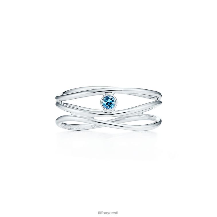 ehted unisex Tiffany FZP8X1693 laine kolmerealine rõngas