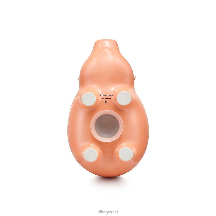 Kodu kaunistus lapsed Tiffany FZP8X2598 hoiupõrsas oranžis savinõus