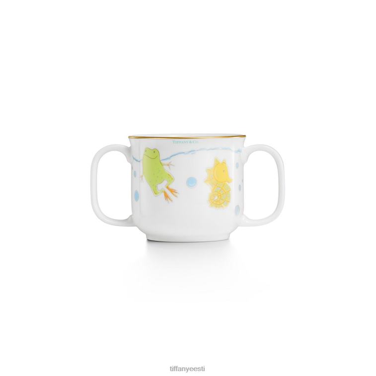 Kodu kaunistus lapsed Tiffany FZP8X2614 mereloomade kahe käepidemega beebitops