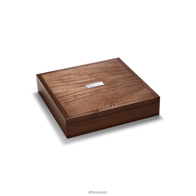 Kodu kaunistus unisex Tiffany FZP8X2659 amasoniidist ja puust male- ja kabekomplekt