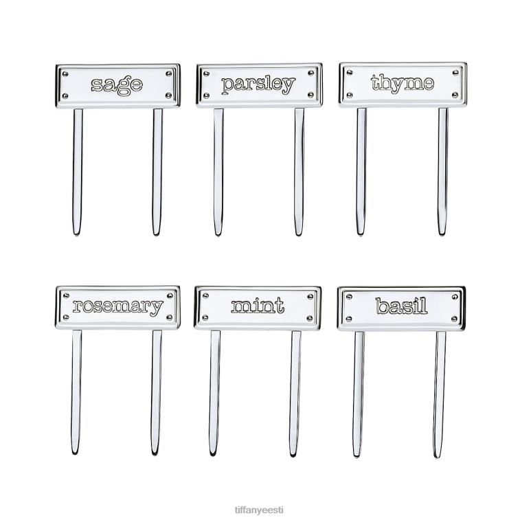 Kodu kaunistus unisex Tiffany FZP8X2672 hõbedased ürdimarkerid