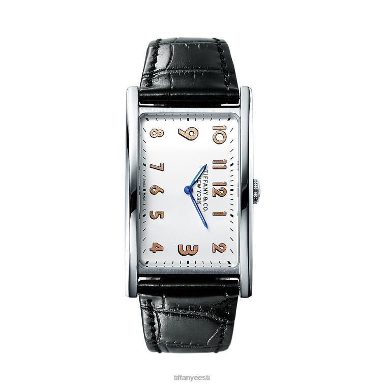 klassikaline ese unisex Tiffany FZP8X1979 Kahe käega kell 42 x 25 mm