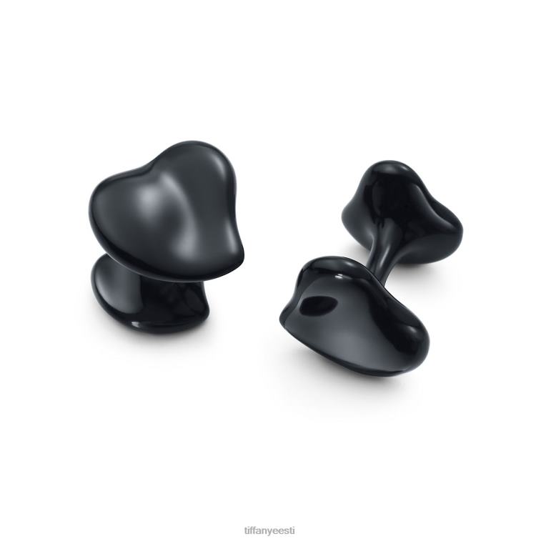 tarvikud unisex Tiffany FZP8X2742 täis südamega mansetinööbid