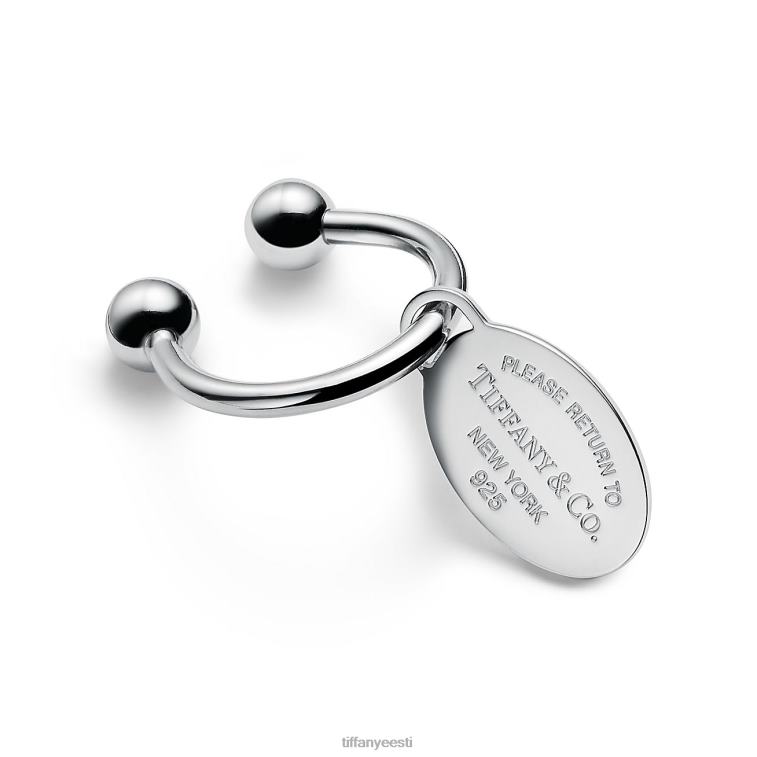 tarvikud unisex Tiffany FZP8X2734 ovaalne sildiga kruvikuuli võtmehoidja